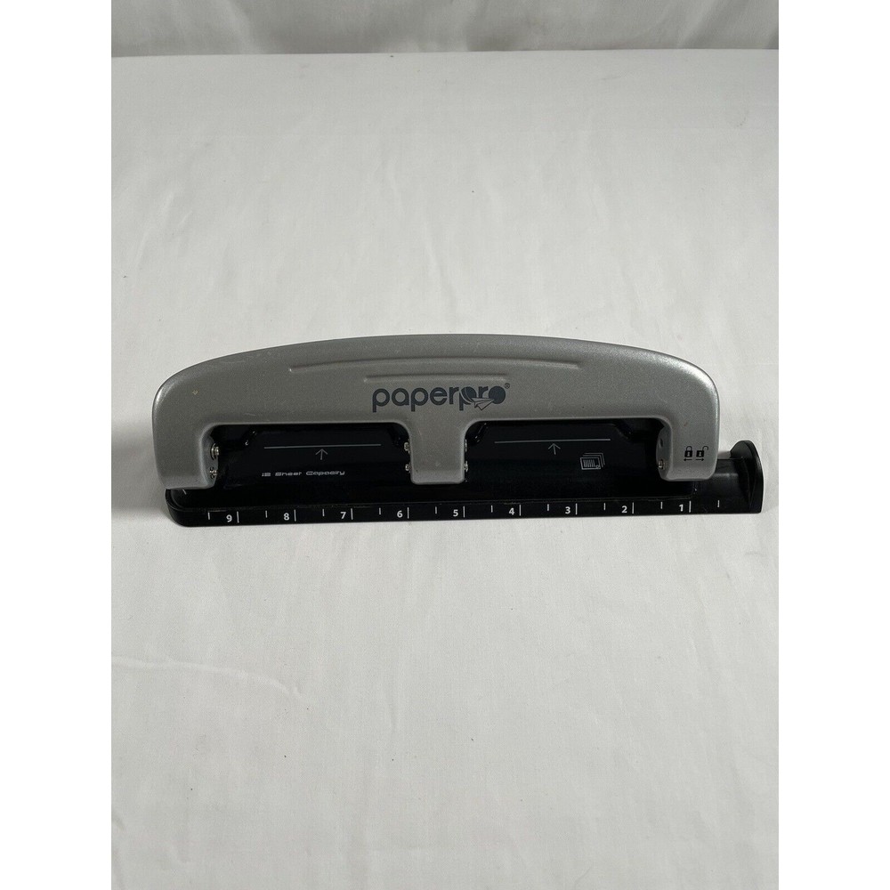 PaperPro Pro Punch Reduced Effort 12 Sheet 3 Hole Punch 2100